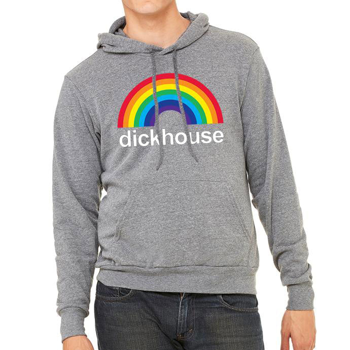 dickhouse hoodie (light grey white text)